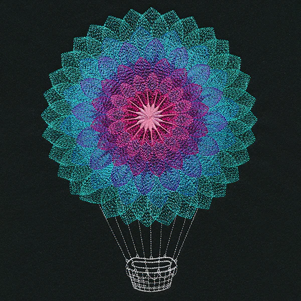 Blooming Mirage Hot Air Balloon