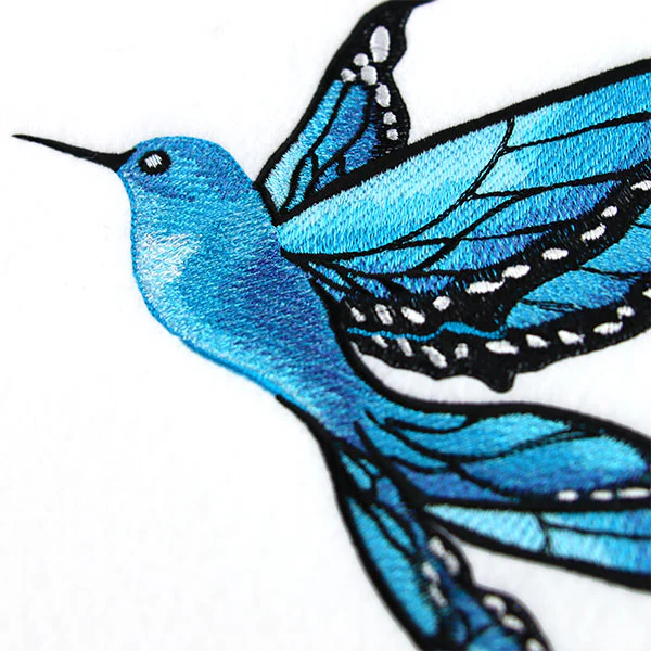 Blue Morphology Butterfly Hummingbird - Image 2