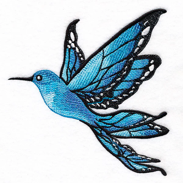 Blue Morphology Butterfly Hummingbird - Image 3