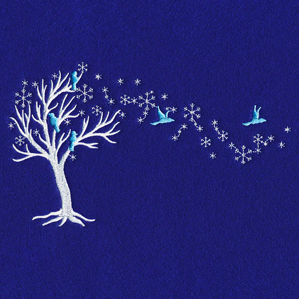 Blustery Winter Tree - Image 3