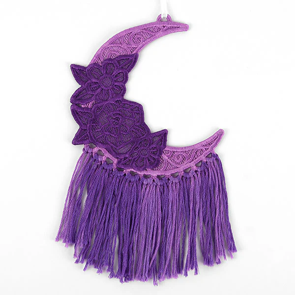 Bohemian Blooms Moon with Fringe (Lace) - Image 4