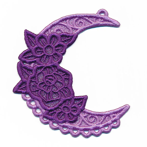 Bohemian Blooms Moon with Fringe (Lace) - Image 5