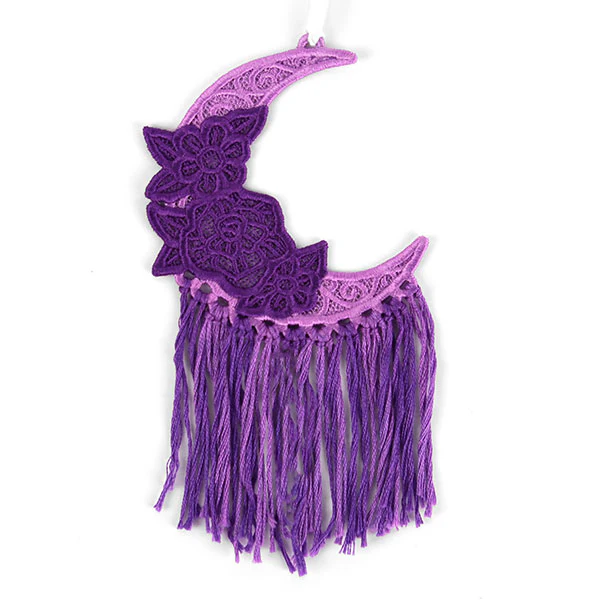 Bohemian Blooms Moon with Fringe (Lace) - Image 6