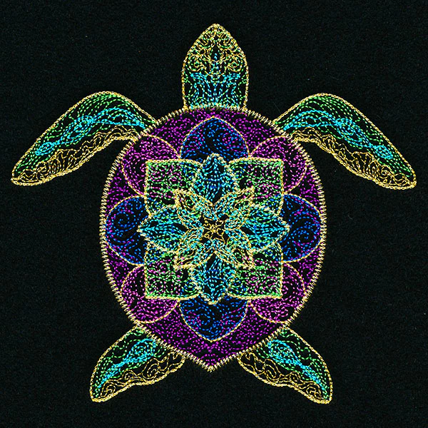 Bohemian Flourish Sea Turtle - Image 2