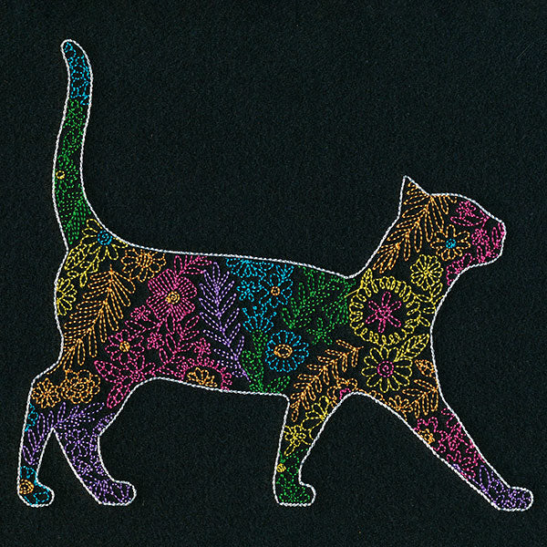 Bohemian Flowers Cat - Image 7