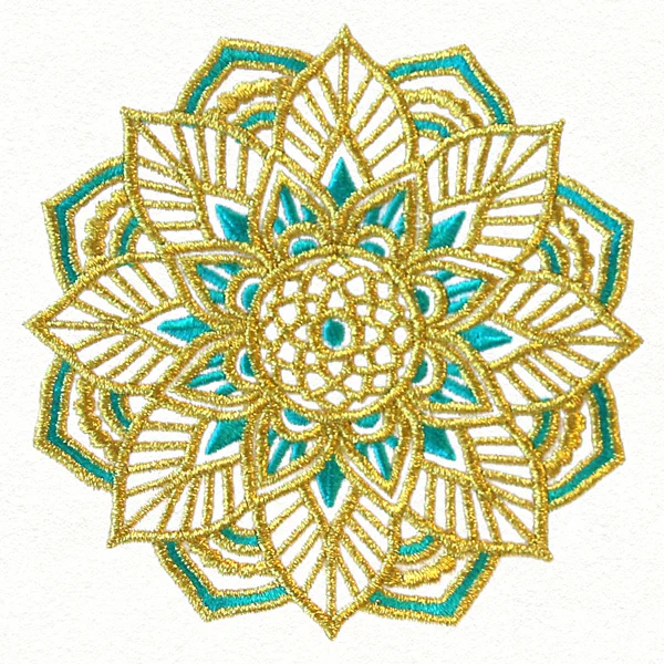 Bohemian Gold - Lotus Medallion - Image 5
