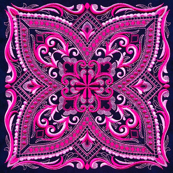 Bohemian Kaleidoscope Square - Image 11