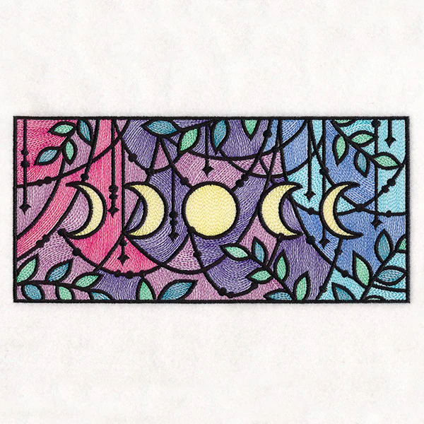 Bohemian Moon Phases Stained Glass - Image 5
