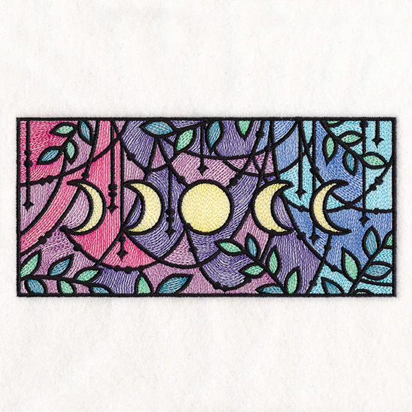 Bohemian Moon Phases Stained Glass - Image 7