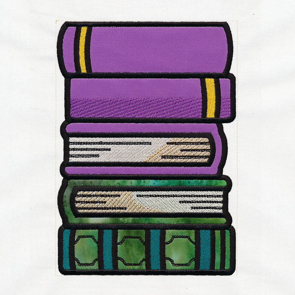 Book Stack Buddies (Applique) - Books 2 - Image 5