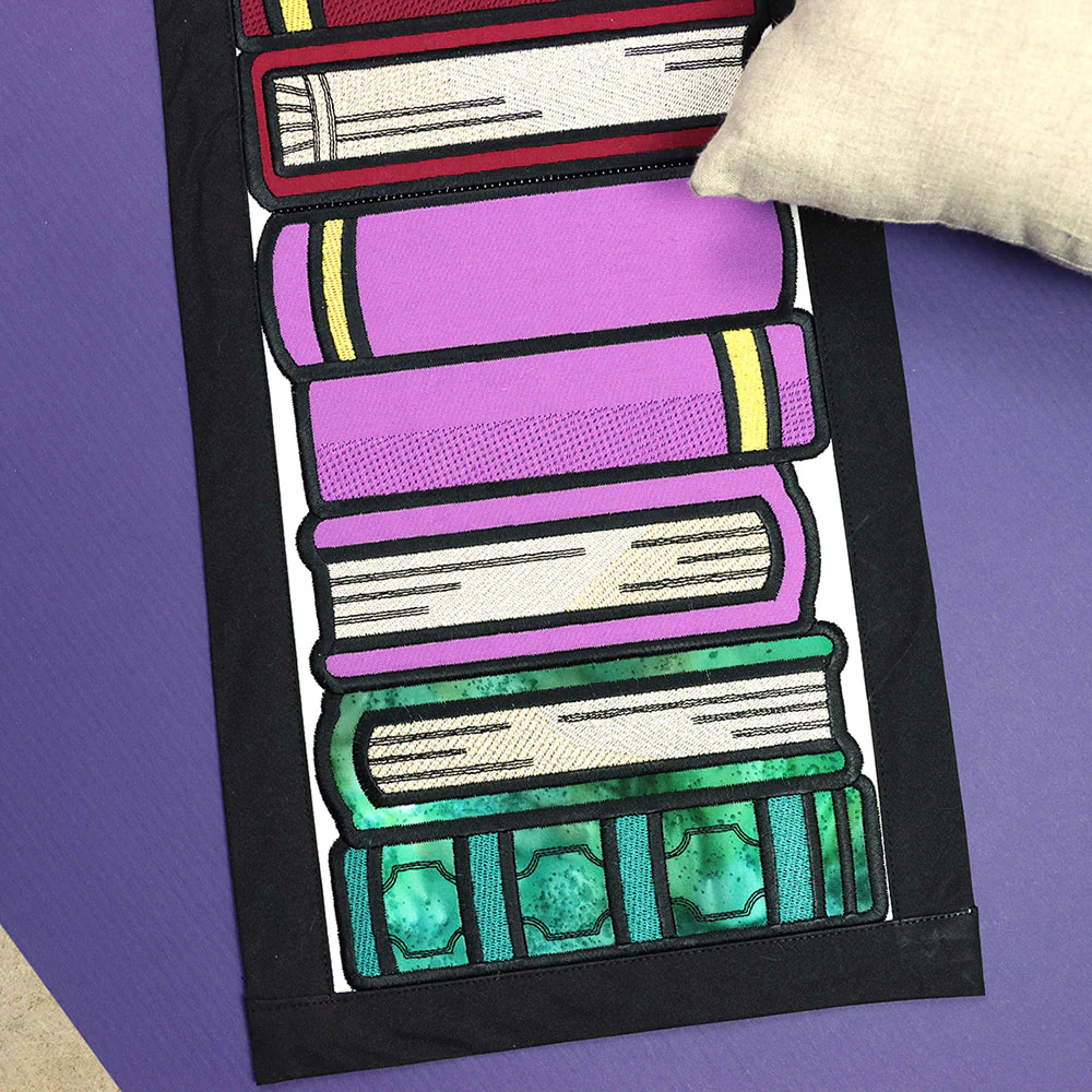 Book Stack Buddies (Applique) Design Pack - Image 5