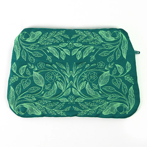 Botanical Bliss Lined Zipper Pouch (In-the-hoop) - Image 3