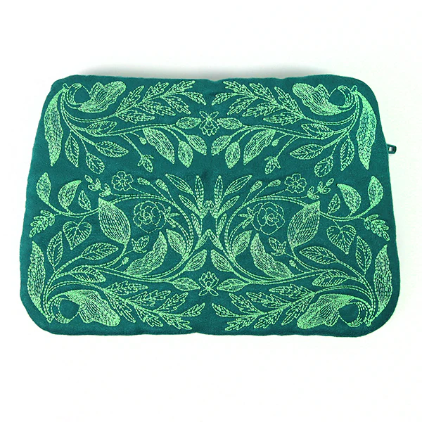 Botanical Bliss Lined Zipper Pouch (In-the-hoop) - Image 5