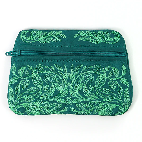 Botanical Bliss Lined Zipper Pouch (In-the-hoop) - Image 6