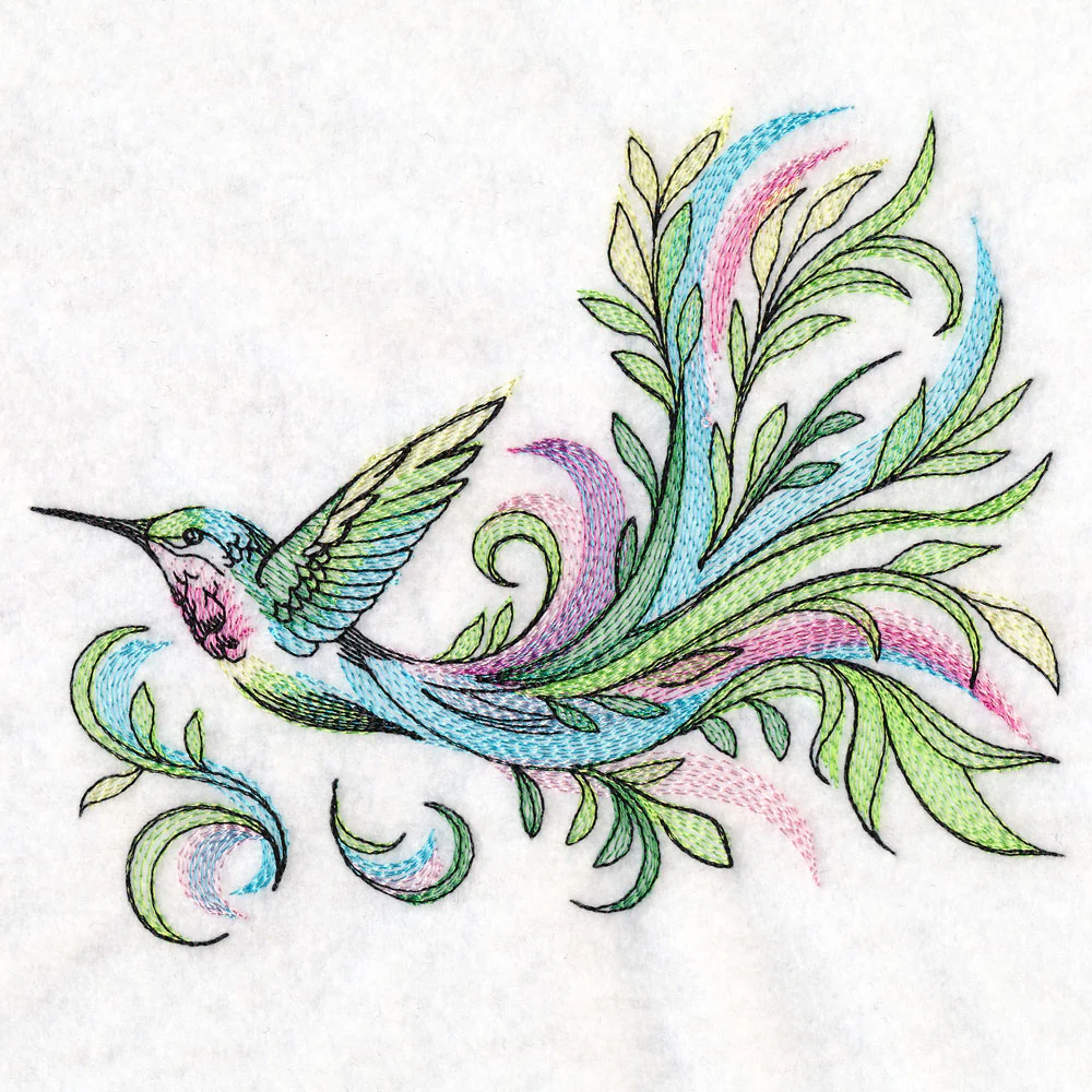 Botanical Breeze Hummingbird - Image 6