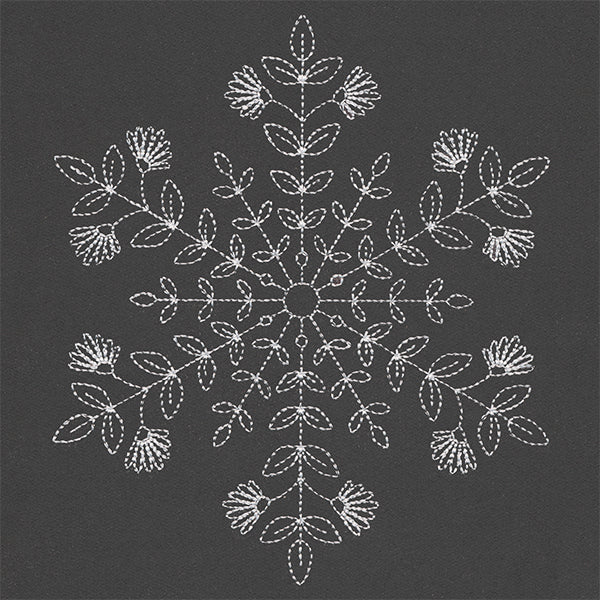 Botanical Winter Snowflake - Image 3