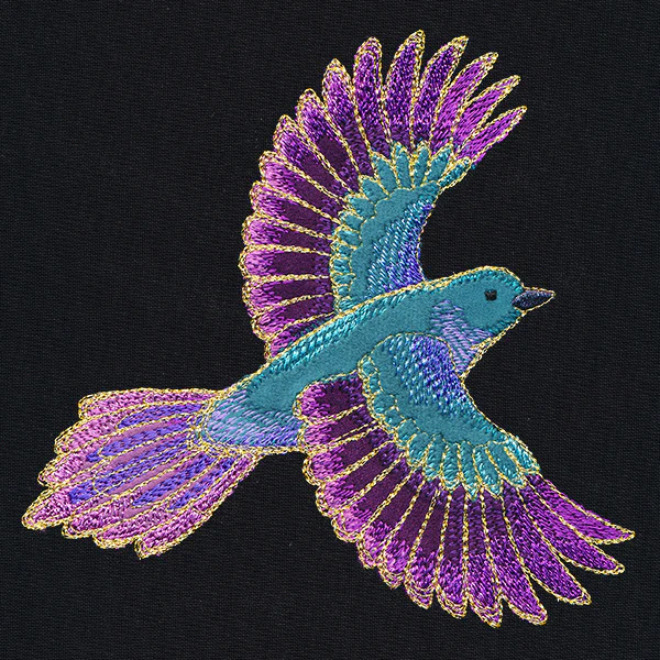 Brilliant Textures Bird (Applique) - Image 4