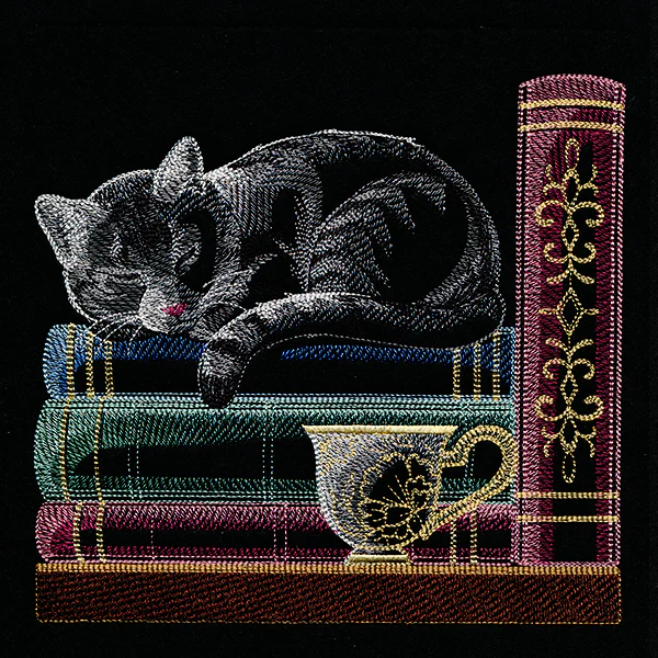 Build a Bookshelf Scene – Cat and Teacup - Image 9