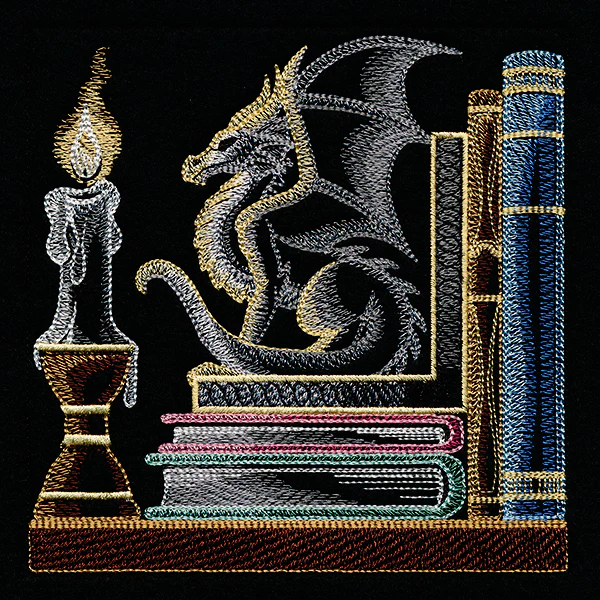 Build a Bookshelf Scene – Dragon and Candle - Image 5