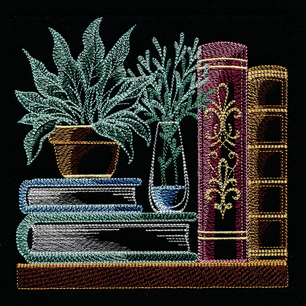 Build a Bookshelf Scene – Plants and Books - Image 5