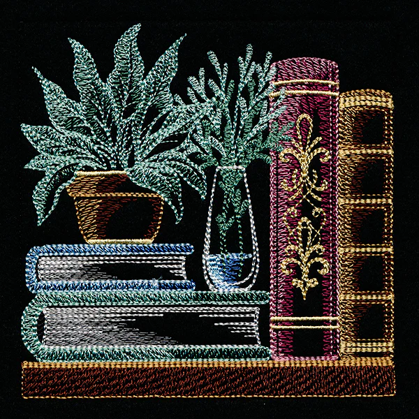 Build a Bookshelf Scene – Plants and Books - Image 7