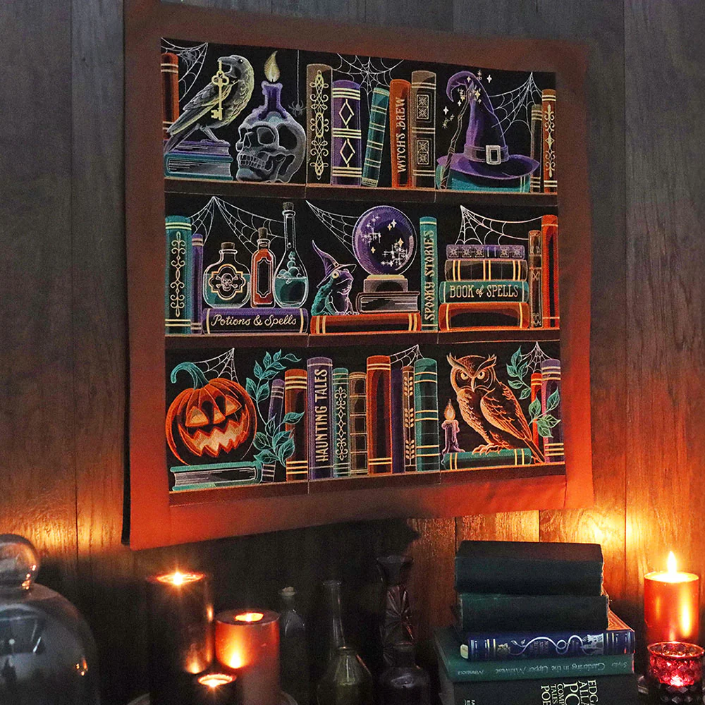 Build a Halloween Bookshelf Scene Design Pack - Image 2
