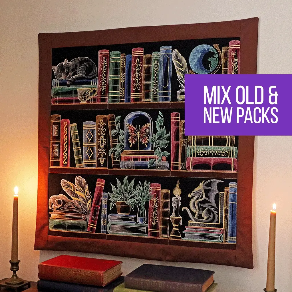Build a Halloween Bookshelf Scene Design Pack - Image 3