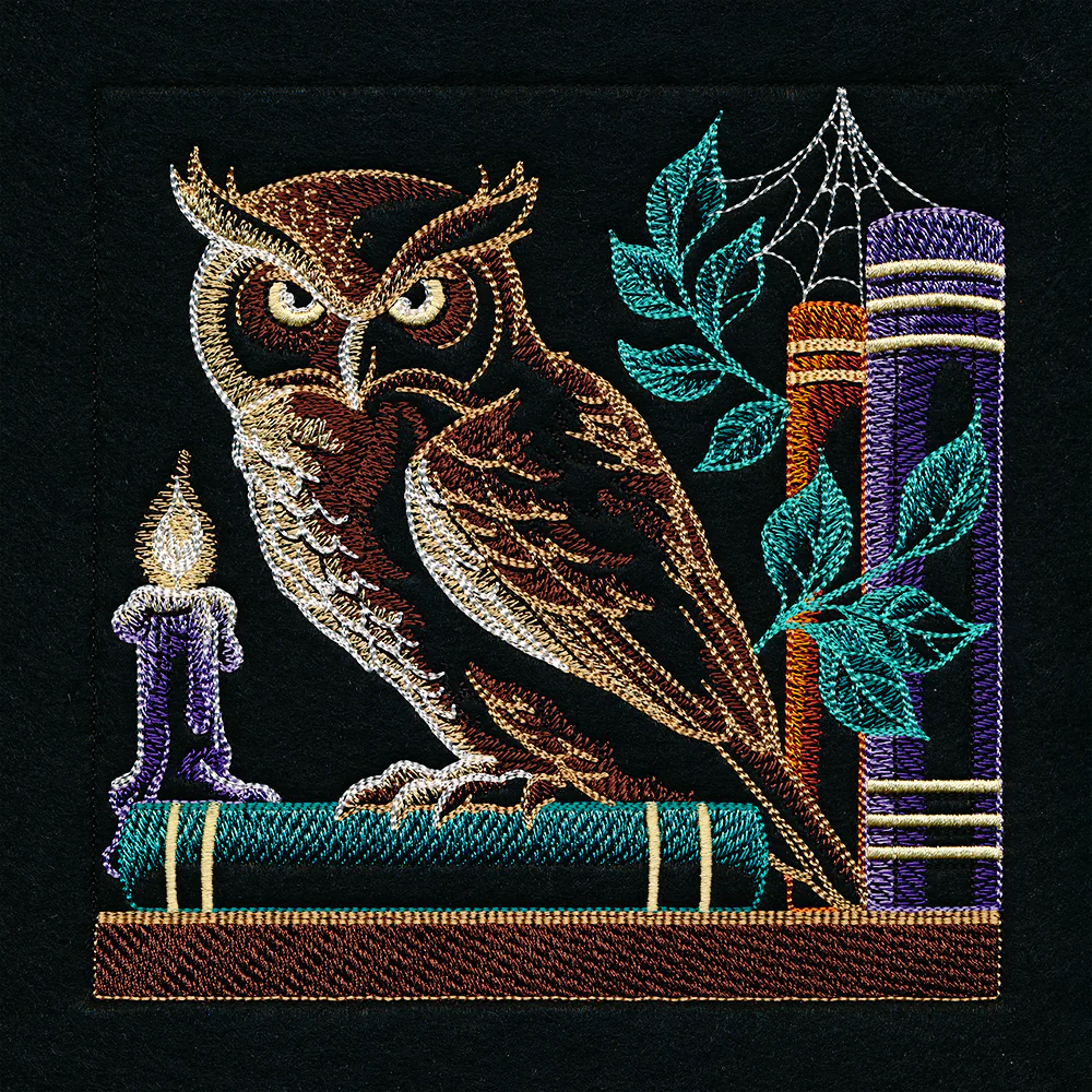 Build a Halloween Bookshelf Scene - Owl and Candle - Image 3