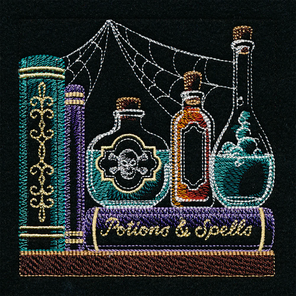 Build a Halloween Bookshelf Scene - Potions and Spells - Image 5