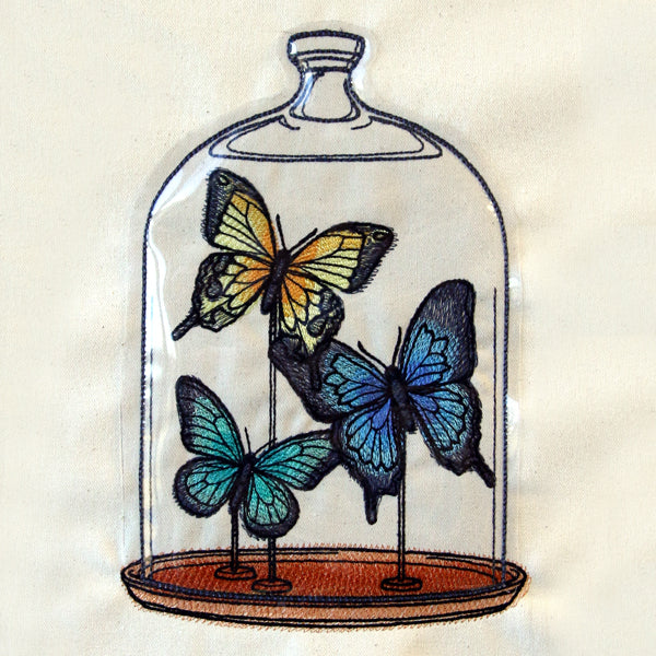 Butterfly Bell Jar (Vinyl Applique) - Image 2