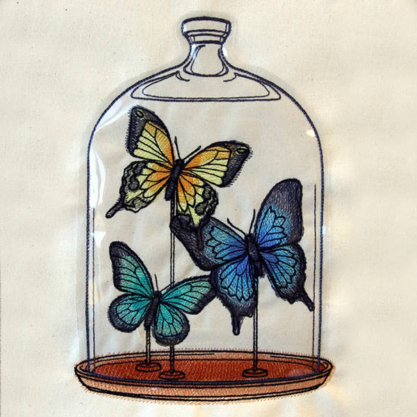 Butterfly Bell Jar (Vinyl Applique) - Image 6