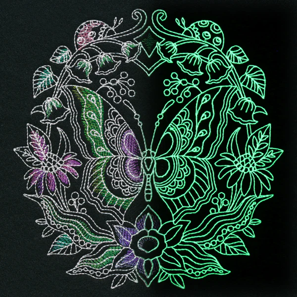 Butterfly Bloom Crest