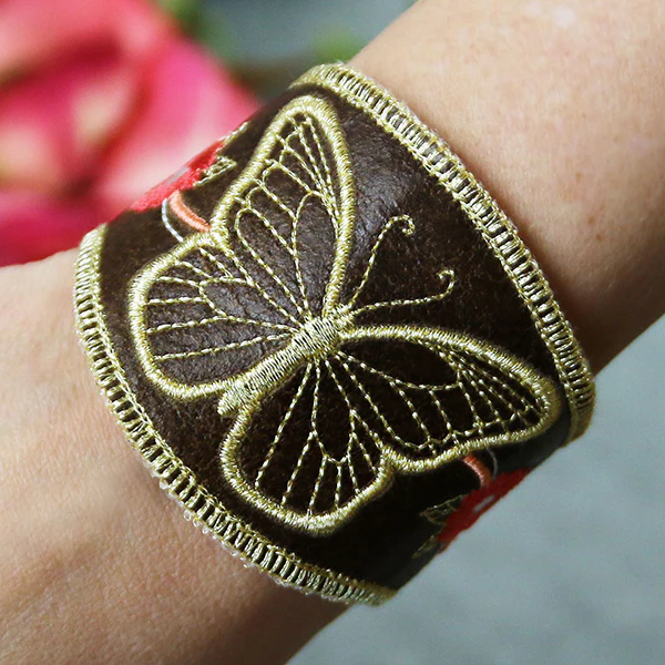 Butterfly Dreams Cuff (In-the-Hoop) - Image 5