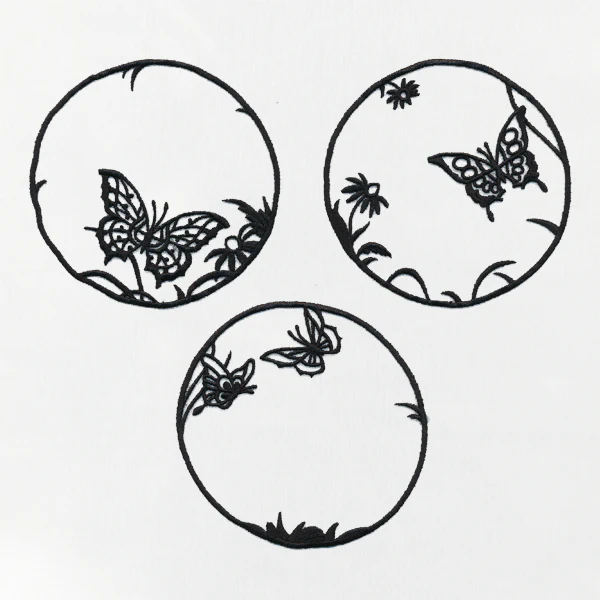 Butterfly Garden Shadowbox (Organza) - Image 4