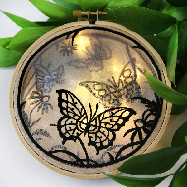 Butterfly Garden Shadowbox (Organza) - Image 5