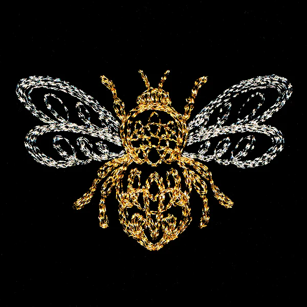 Buzzing Calligraphic Bee Accent - Image 3