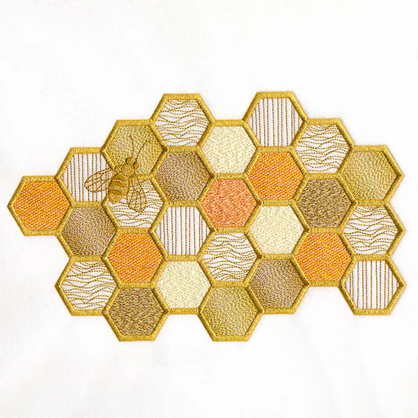 Buzzing with Texture Honeycomb & Bee - Image 10