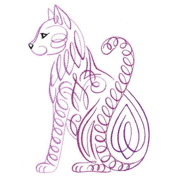 Calligraphic Cat - Image 3