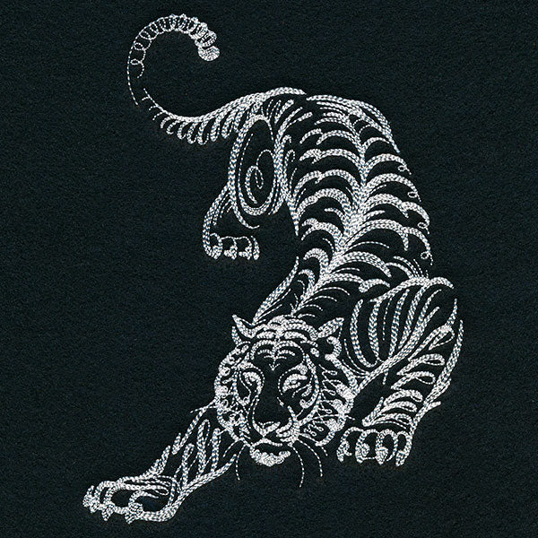 Calligraphic Prowling Tiger - Image 5