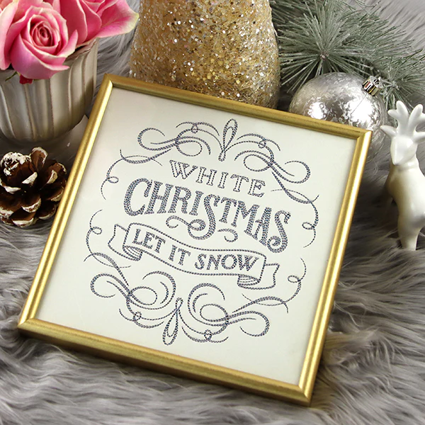 Calligraphic White Christmas - Image 4