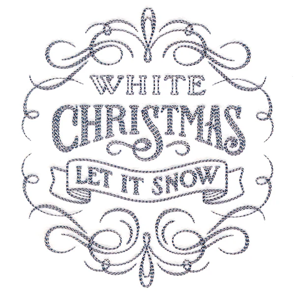 Calligraphic White Christmas - Image 5