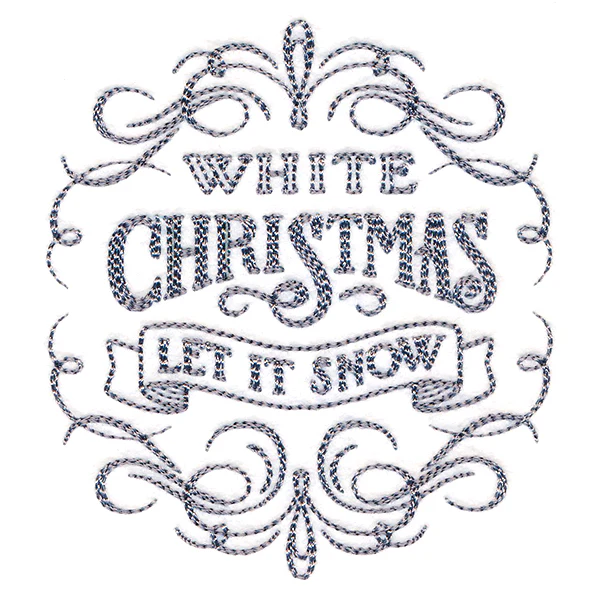 Calligraphic White Christmas - Image 7