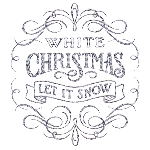 Calligraphic White Christmas - Image 9