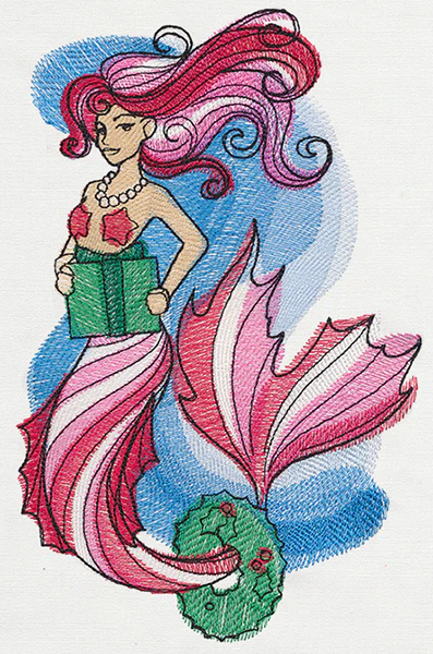 Candy Cane Mermaid - Image 2