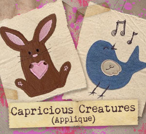 Capricious Creatures (Applique) (Design Pack) - Image 3