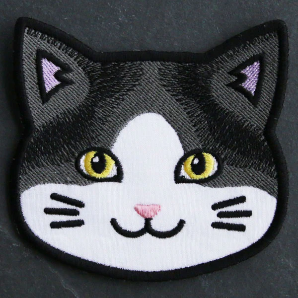 Cat Face Coasters - Two-Toned (In-the-Hoop) - Image 3