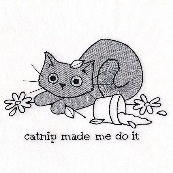 Catnip Made Me Do It Kitty - Image 7
