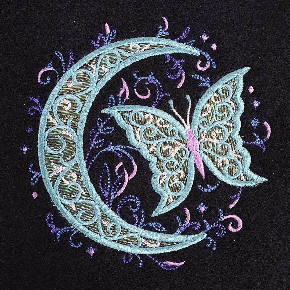 Celestial Butterfly Pillow Pair (Applique) - Image 3