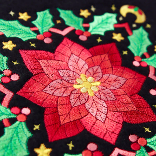 Celestial Christmas Poinsettia Kaleidoscope - Image 3