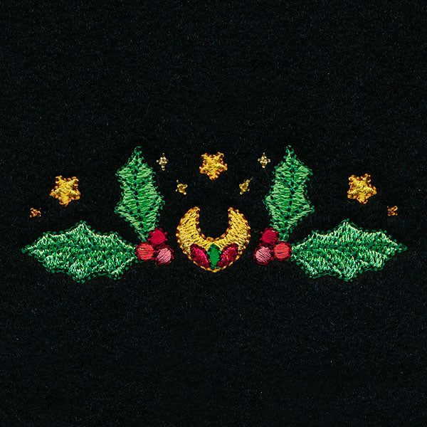 Celestial Christmas Poinsettia Kaleidoscope Border 2 - Image 3